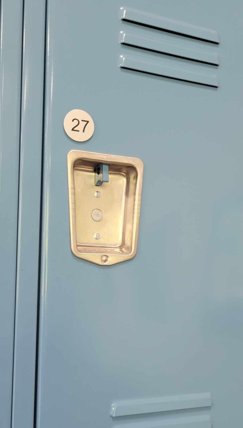 NapTags 1-1/2 inch Aluminum Numbered Locker Tags (Numbered 1-25) - Image 2
